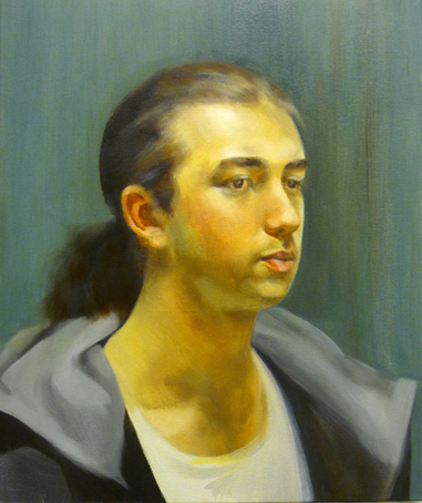 Man portrait-50x40cm Artist Sini Kunnas 2008