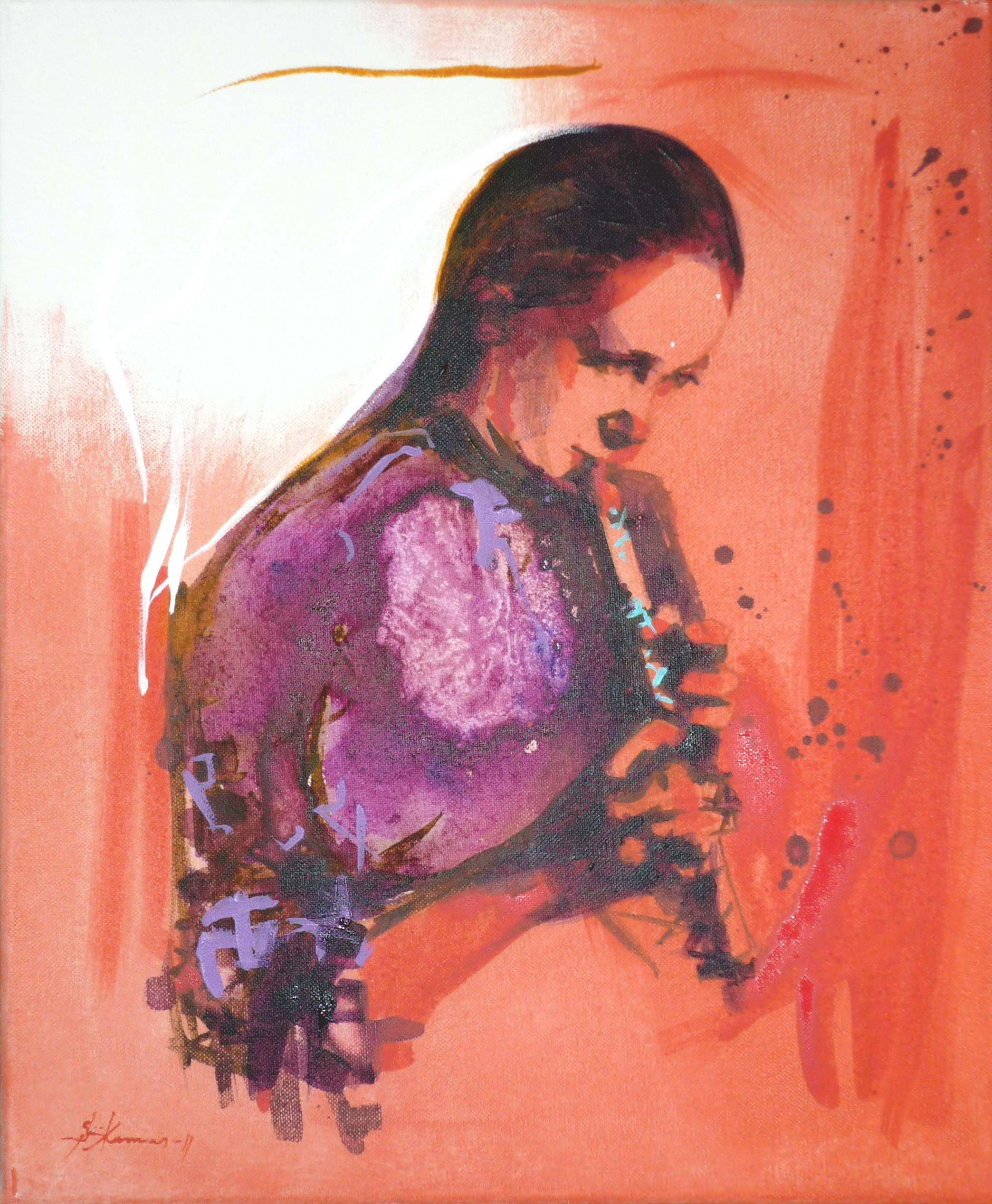 The Sad Little Flute 45x37cm KUNNAS 2011