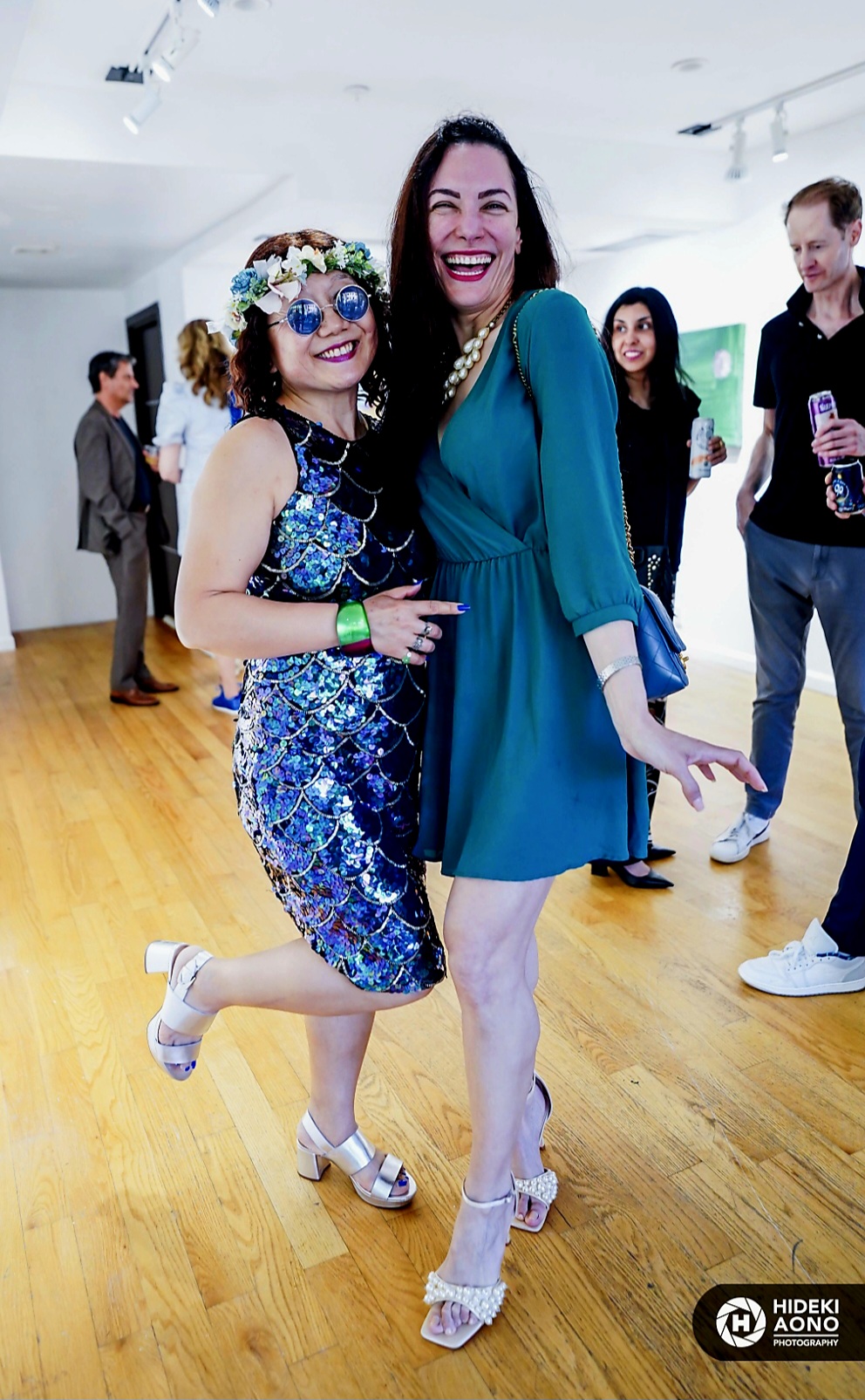 April Zhang-Autio with lovely guest at Sojourner 6/8/2026